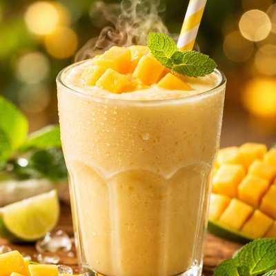 Image of Vegan Refreshing Mango Milkshake