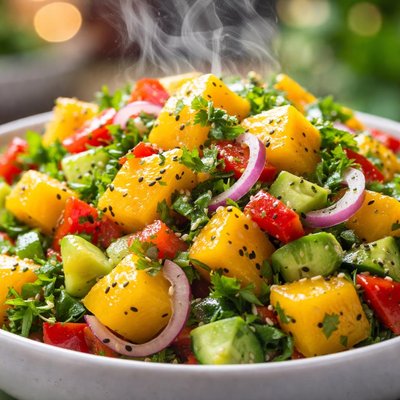 Image of Whole30 Refreshing Mango Salad