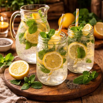 Image of Whole30 Refreshing Mint Lemonade