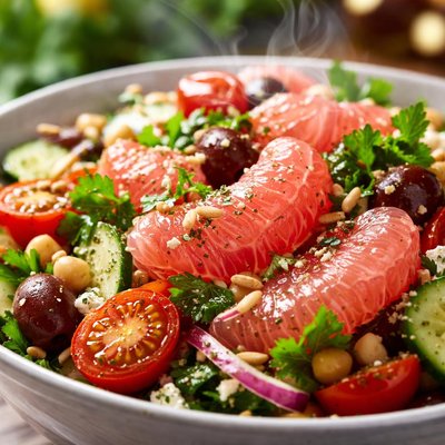 Image of Whole30 Refreshing Pomelo Salad