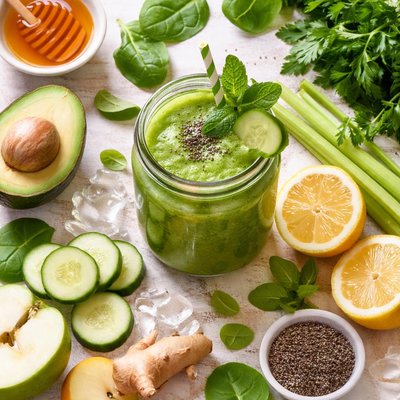 Image of Refreshingly Healthy Green Drink