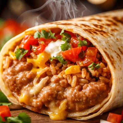 Image of Refried Bean Burrito
