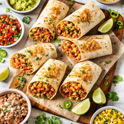 Image of Refried Bean Burritos