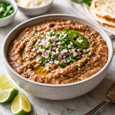 Image of Refried Beans in the Microwave