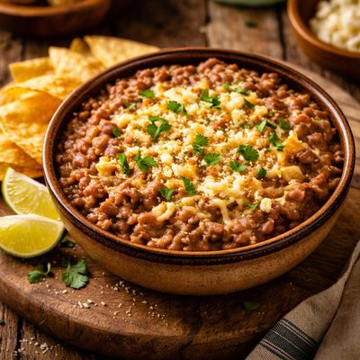 Image of Low Fat Refried Beans with Cheese