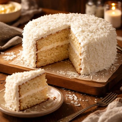 Image of Refrigerator Coconut Cake