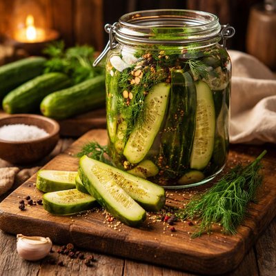 Image of Refrigerator Dill Pickles