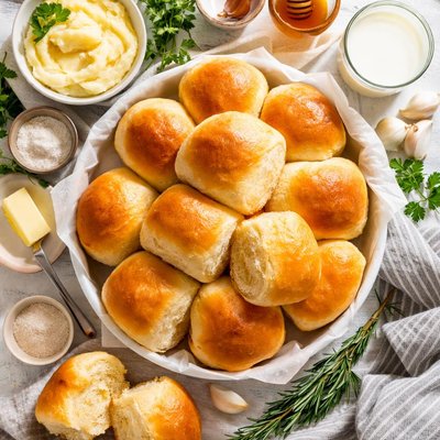 Image of Refrigerator Potato Rolls