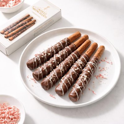 Image of Reindeer Chocolate Coated Pretzel Rods