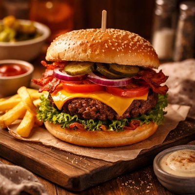 Image of Retro Burger Topping