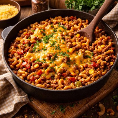 Image of Retro One Pot Macaroni Supper