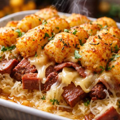 Image of Reuben Hotdish