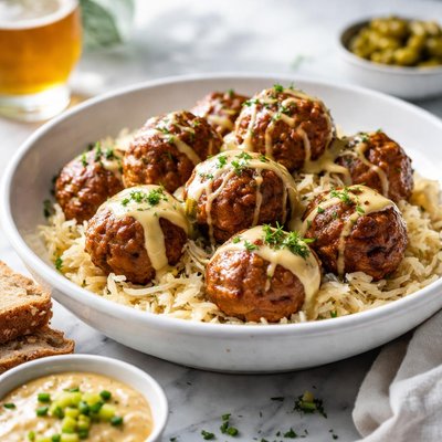 Image of Reuben Meatballs
