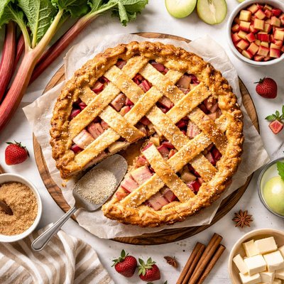 Image of Rhubarb Apple Pie