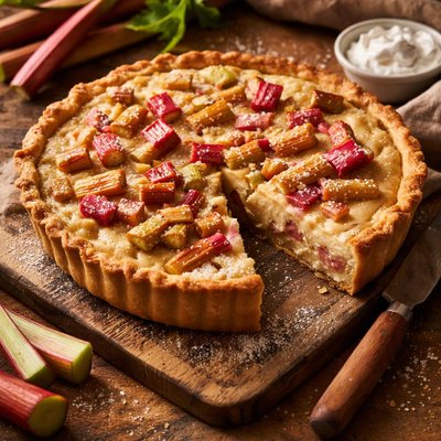 Image of Rhubarb Cream Pie