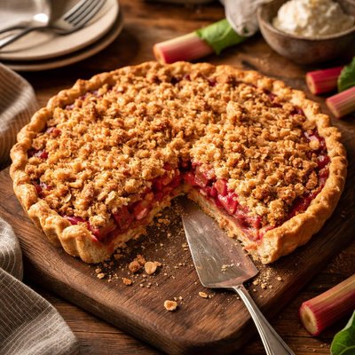 Image of Rhubarb Crumble Pie