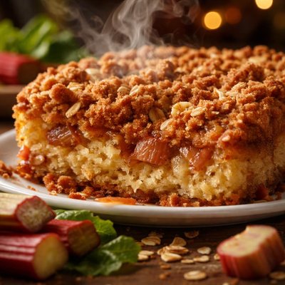 Image of Rhubarb Crunch Cake