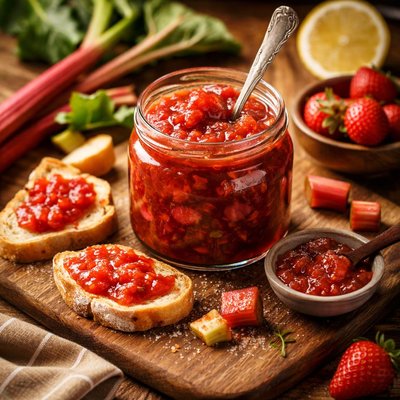 Image of Rhubarb Jam with Fruit