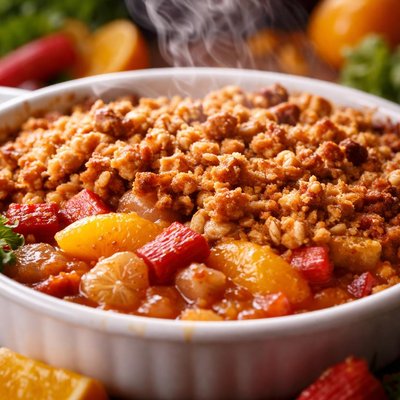 Image of Rhubarb Mandarin Crisp