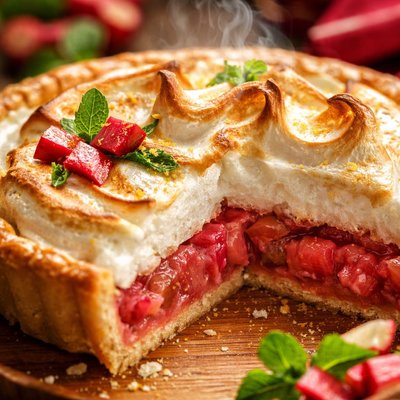 Image of Rhubarb Meringue Pie