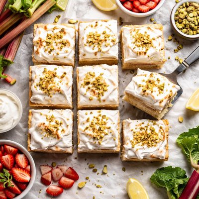 Image of Rhubarb Meringue Squares