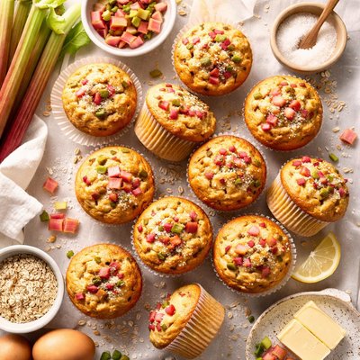 Image of Rhubarb or Other Fruit Muffins