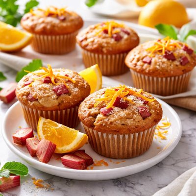 Image of Rhubarb Orange Muffins