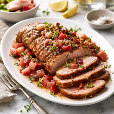 Image of Rhubarb Pork Loin