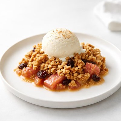Image of Rhubarb Raisin Crisp