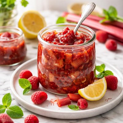 Image of Rhubarb Raspberry Marmalade