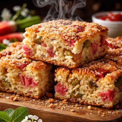 Image of Rhubarb Scone Cake