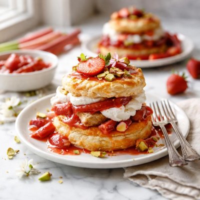 Image of Rhubarb Shortcake