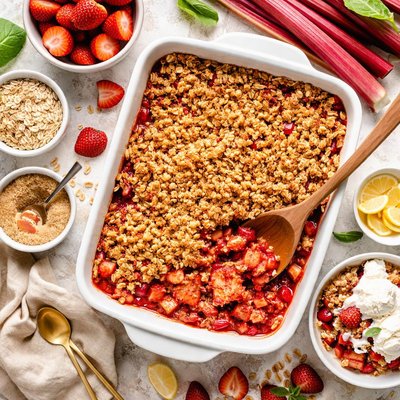 Image of Rhubarb Strawberry Crunch