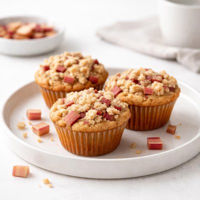 Image of Rhubarb Streusel Muffins