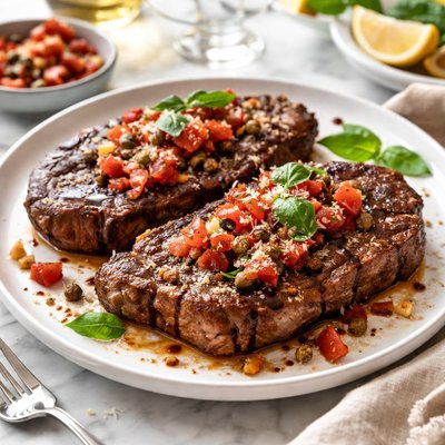 Image of Rib Eye Steaks Roma Style