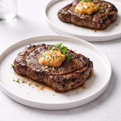 Image of Rib Eyes with Chipotle Butter