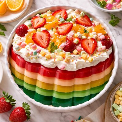 Image of Ribbon Jello Salad