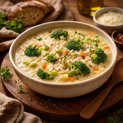 Image of Rice Broccoli Soup