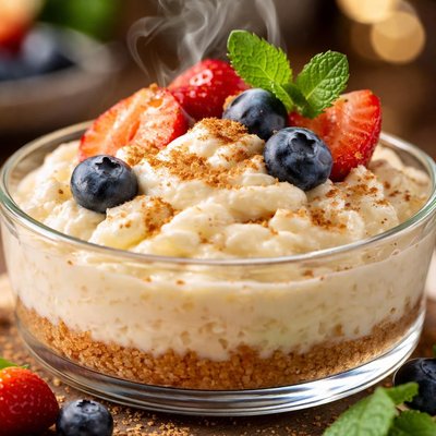 Image of Rice Cheesecake Pudding