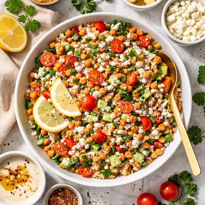 Image of Rice Chickpea Salad