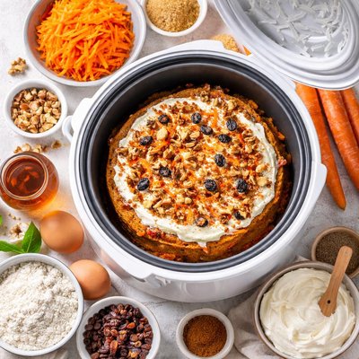 Image of Rice Cooker Carrot Cake