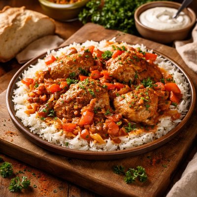 Image of Rice Cooker Chicken Paprikash