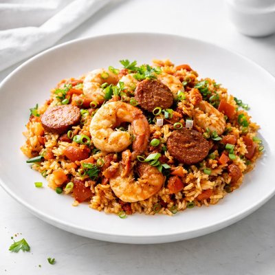 Image of Rice Cooker Seafood Jambalaya