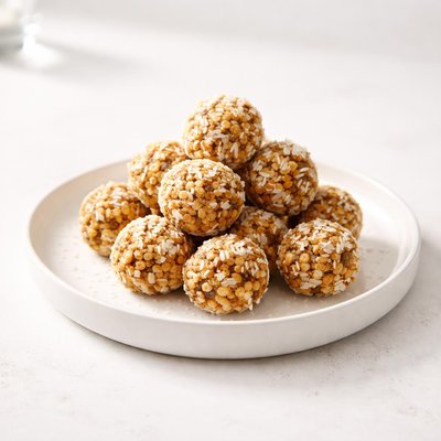 Image of Rice Krispies Date Balls Aka Angel Cookies
