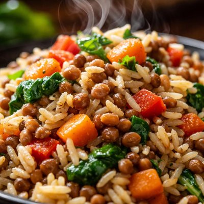 Image of Rice Lentils and Veggies