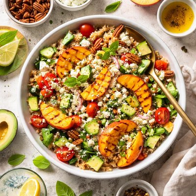 Image of Rice N Peach Salad