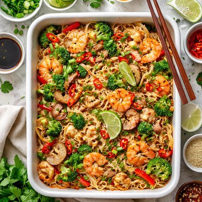 Image of Rice Noodle Bake