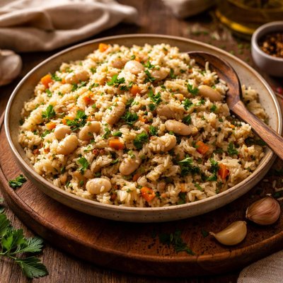 Image of Rice Pilaf with Beans