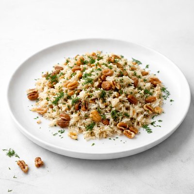 Image of Rice Pilaf with Fresh Dill Walnuts and Raisins