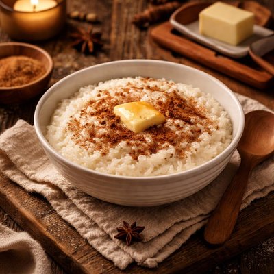 Image of Rice Porridge Risengrd in Danish Risgrynsgrt in
